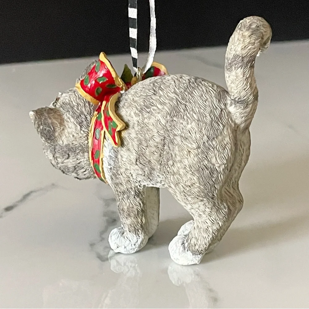 Cat with Bow Ornament by Mary Engelbreit